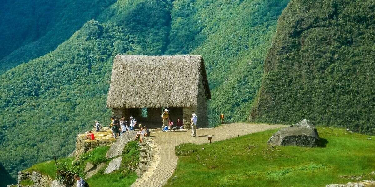 guardian's house in the inca city of machu picchu