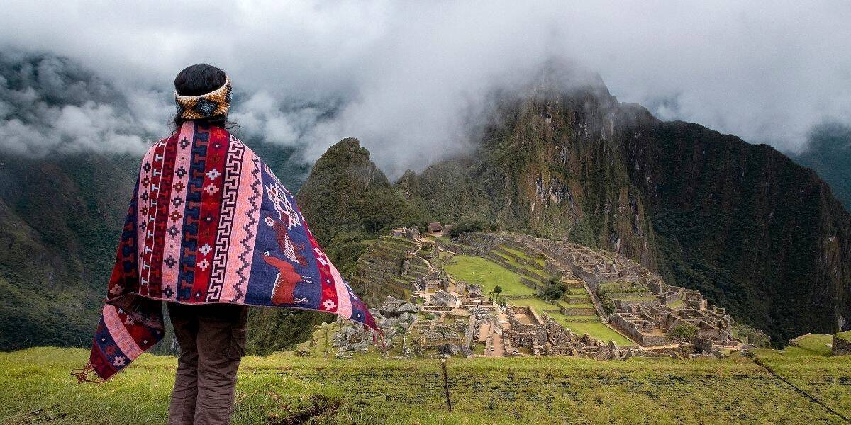 view of the citadel of machu picchu