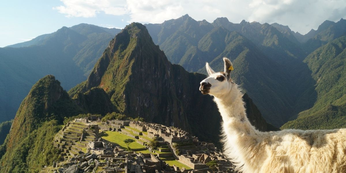 view of machu picchu from the traditional viewpoint