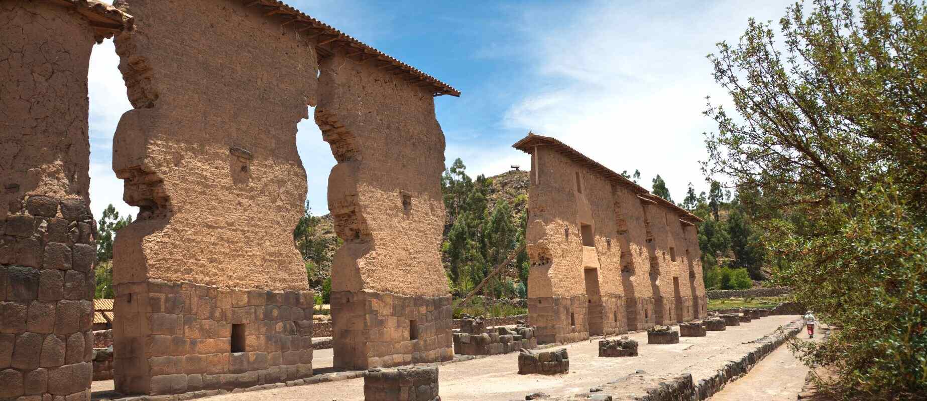 raqchi archaeological complex on the Route of the sun